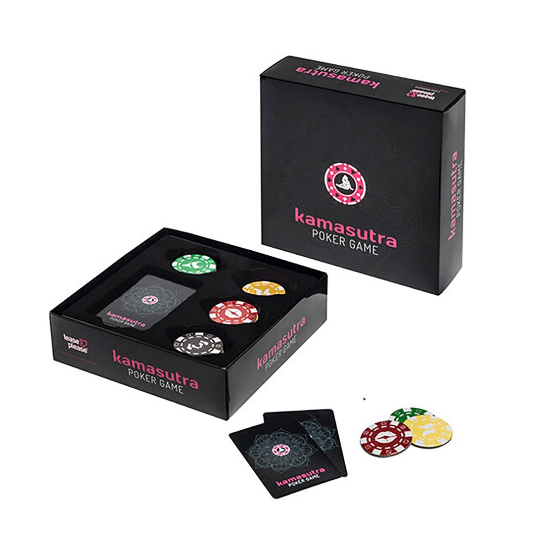 Kit Poker Sexy Fiches con Carte Kamasutra Strip Poker